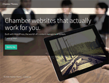 Tablet Screenshot of chamberthemes.com